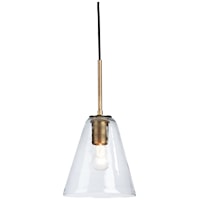 Contemporary Glass Pendant Light