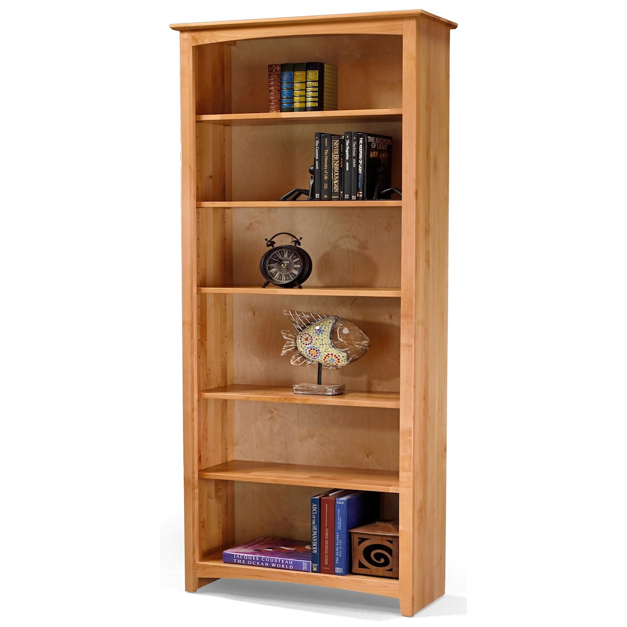 Archbold Furniture Alder Bookcases 84" Tall Bookcase