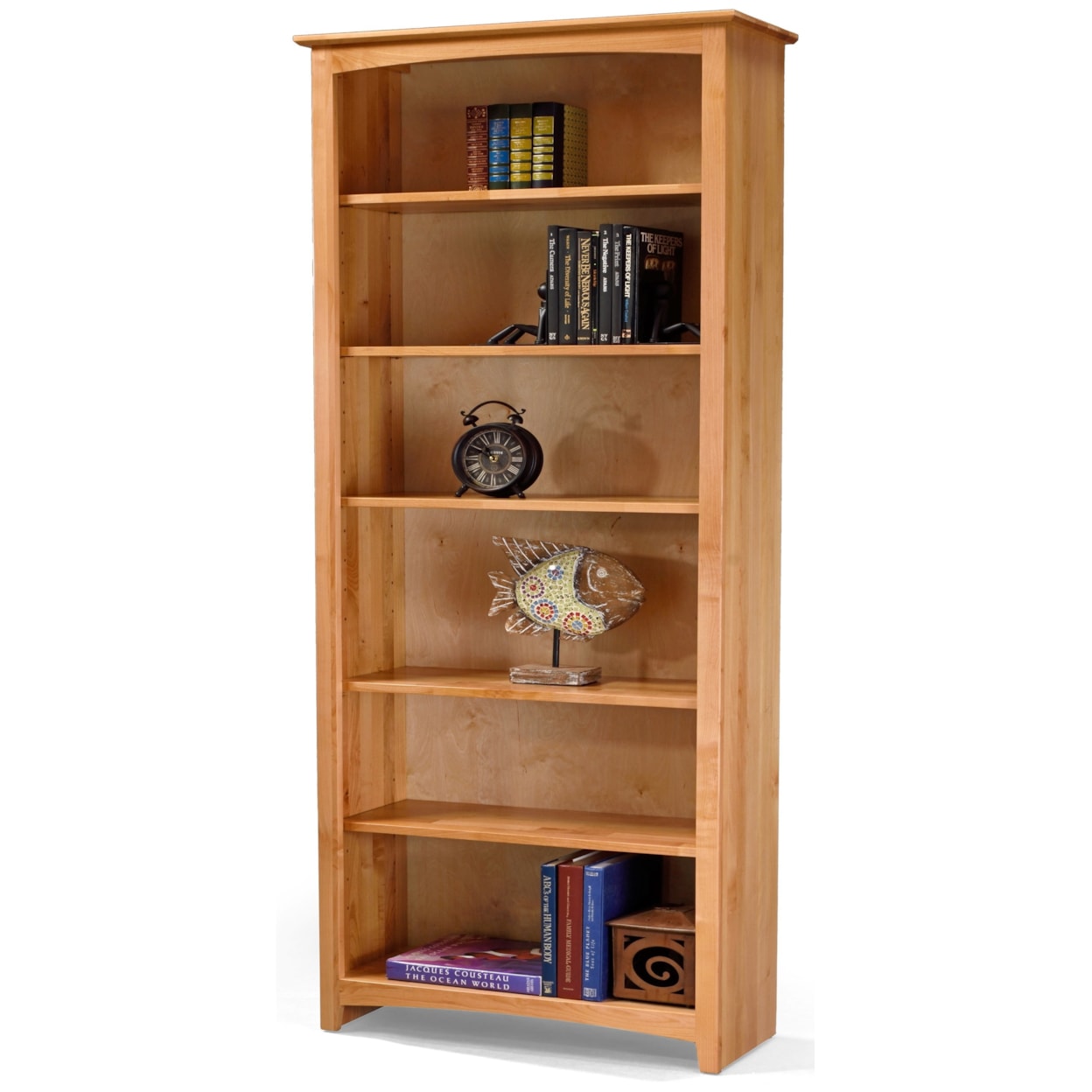 Archbold Furniture Alder Bookcases 84" Tall Bookcase