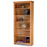 84" Tall Bookcase with 5 Shelves
