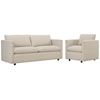 Modway Activate Sofa and Armchair Set