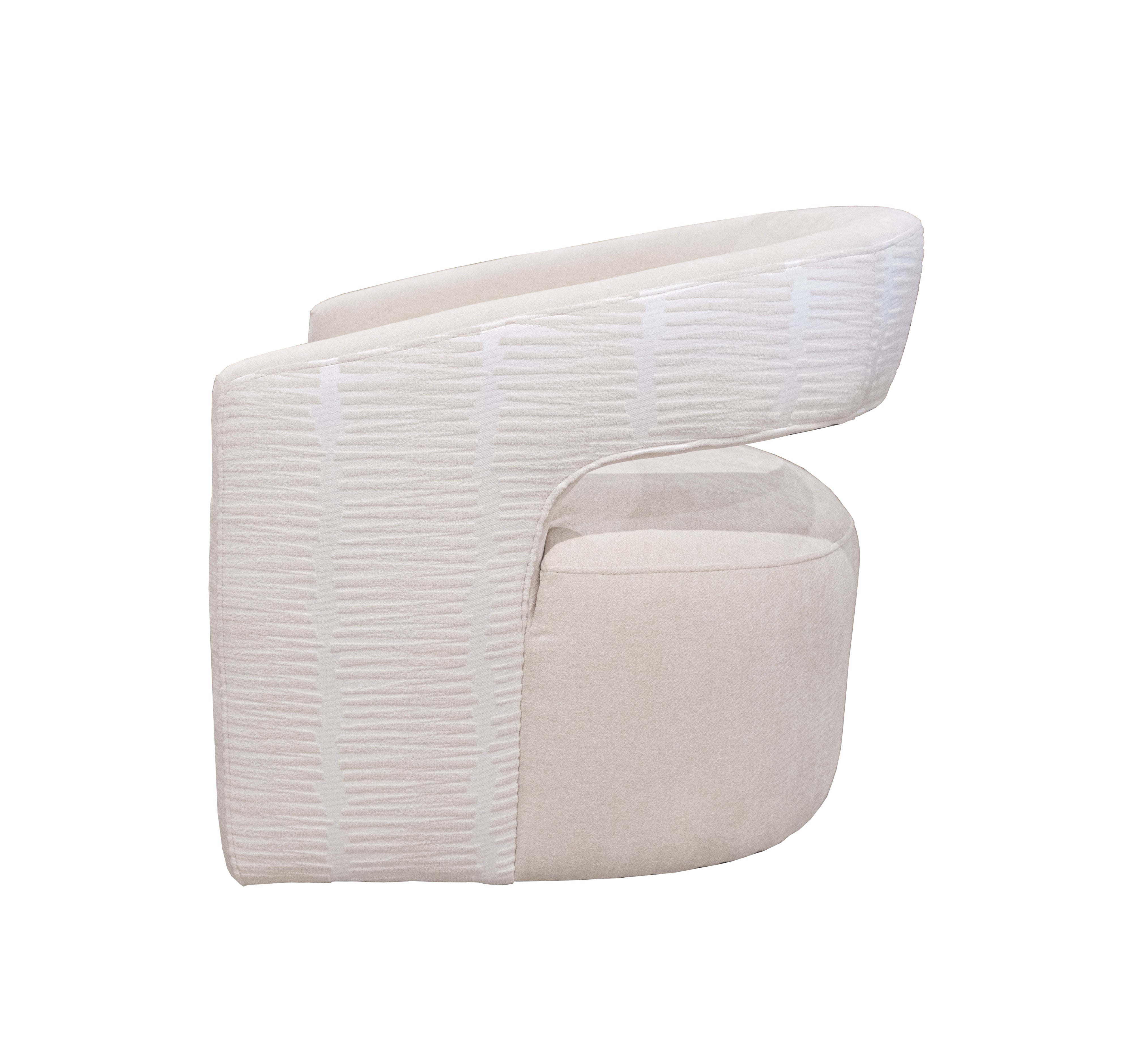 Open Back Accent Chair