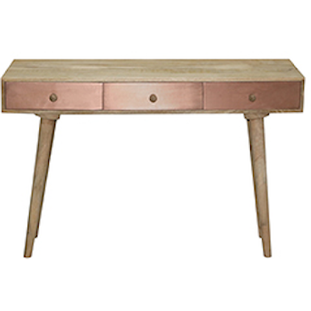 Transitional 3-Drawer Console Table