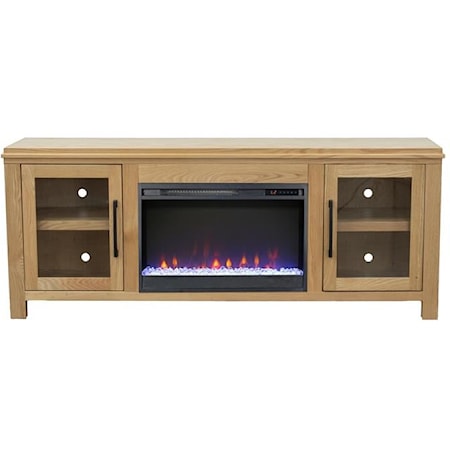 69" Fireplace TV Stand