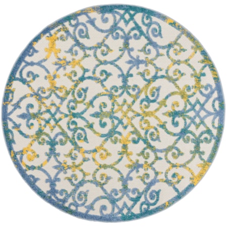 5'3" Round  Rug
