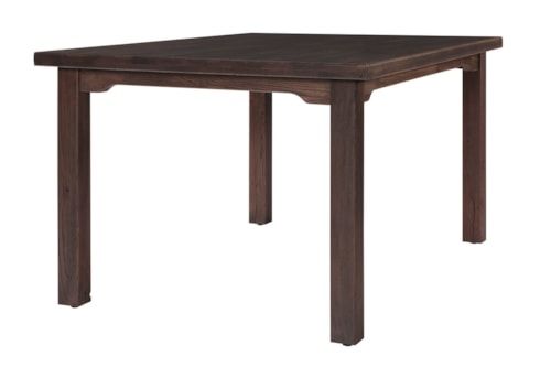 Casual Farmhouse 60" Rectangular Friendship Table with Sealed Top