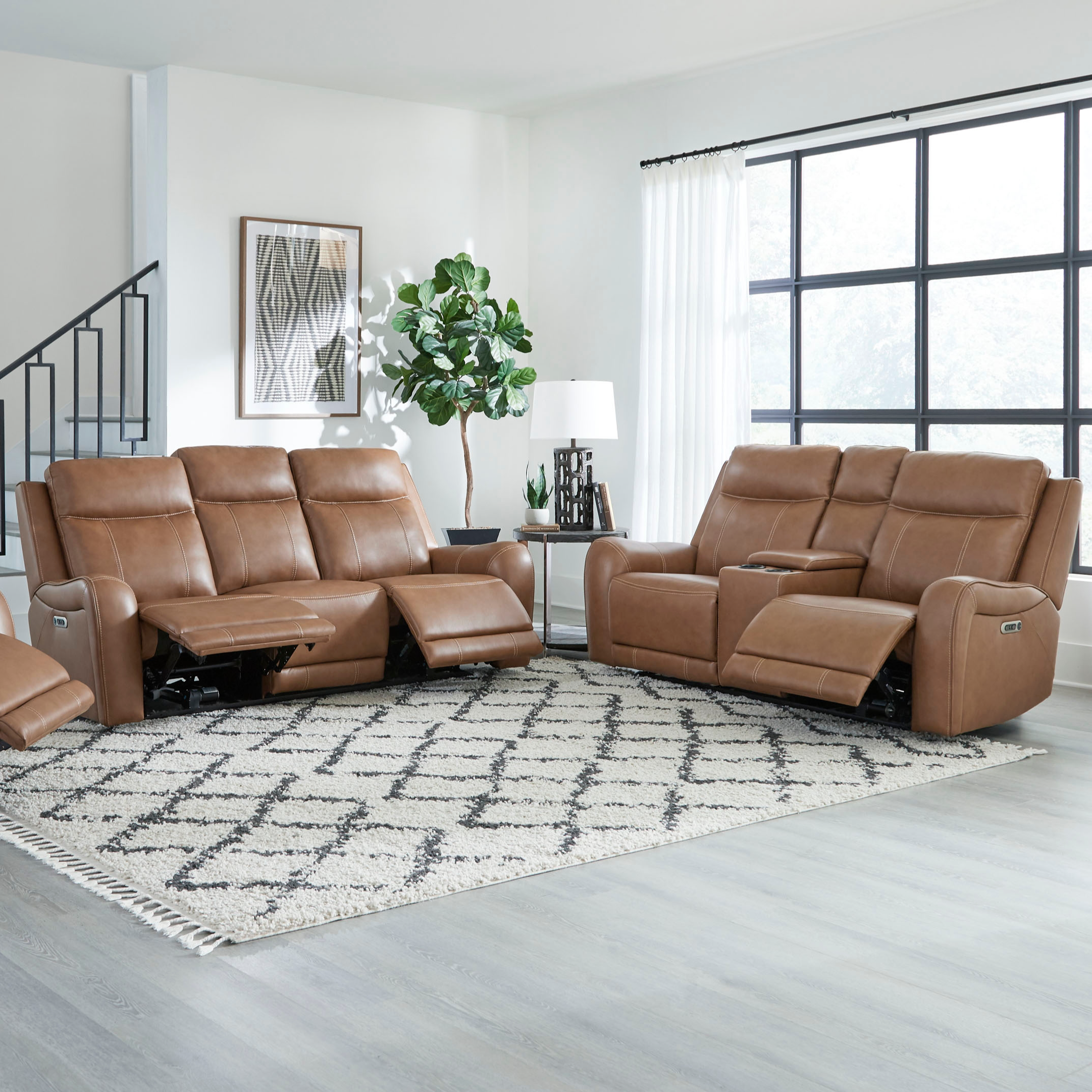 Parker Living Haywood Power Reclining Sofa and Loveseat Set