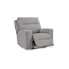 Signature Design by Ashley Biscoe PWR Recliner/ADJ Headrest