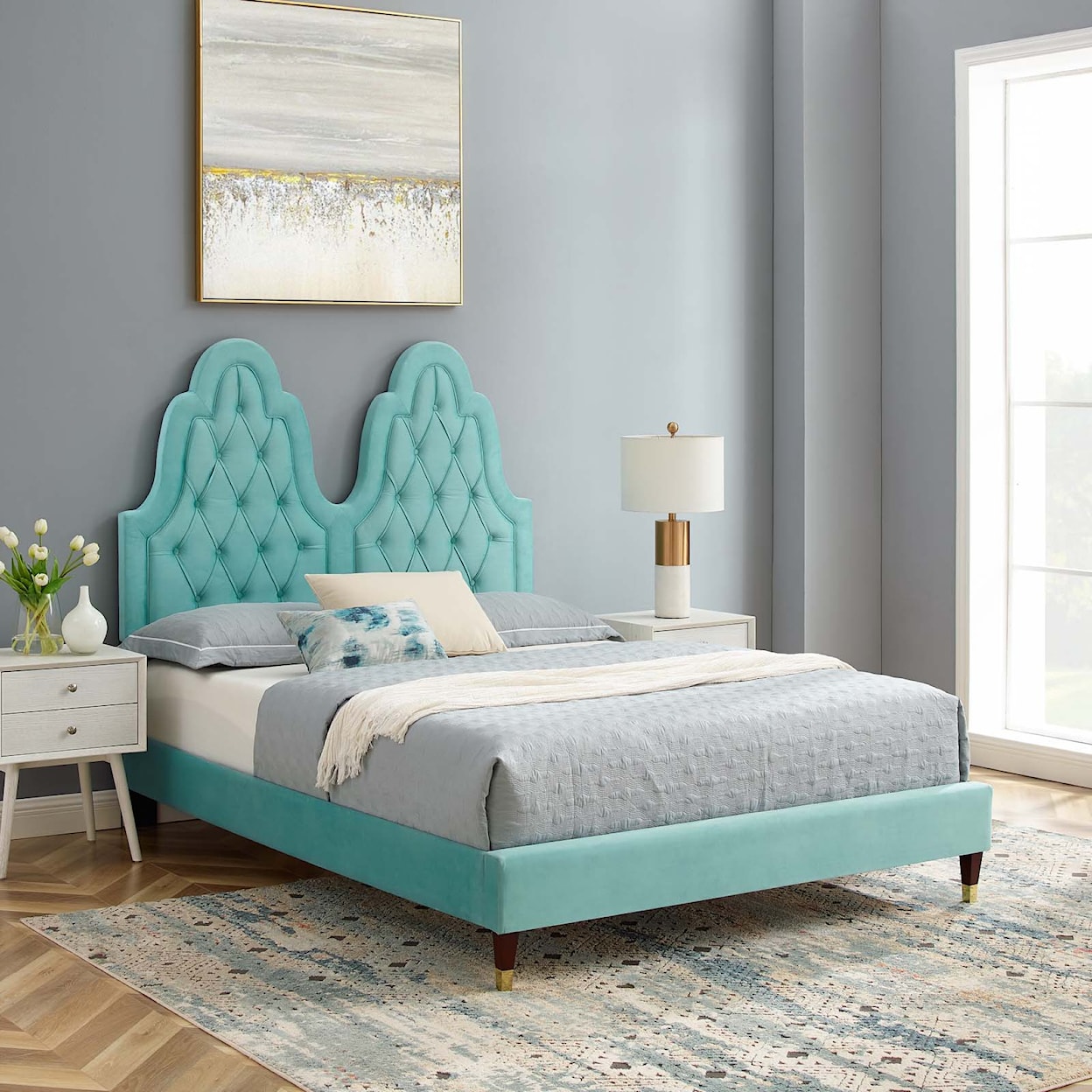 Modway Alexandria King Platform Bed