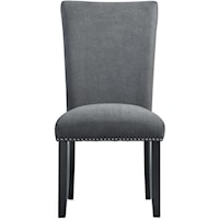 Transitional Side Chair with Nailhead Trim