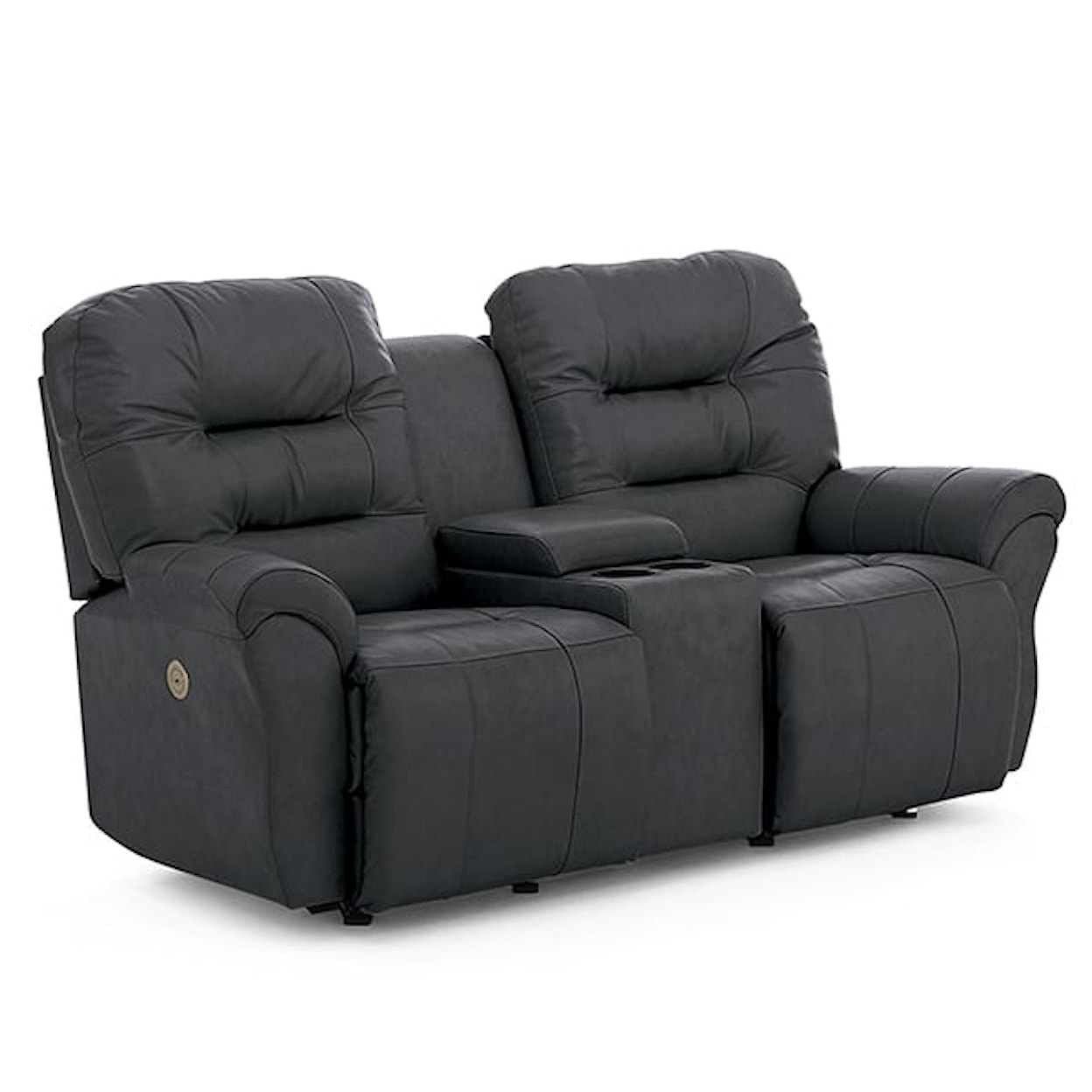 Best Home Furnishings Unity Power Space Saver Console Reclining Loveseat