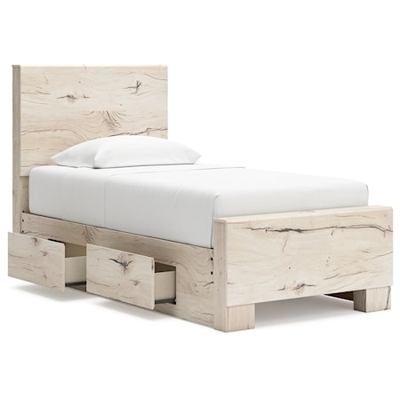 Twin Panel Bed With Storage