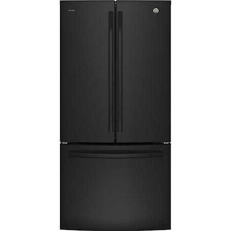 Profile 24.5 Cu. Ft. Energy Star French Door Refrigerator with Factory Installed Icemaker Black - PNE25NGLKBB