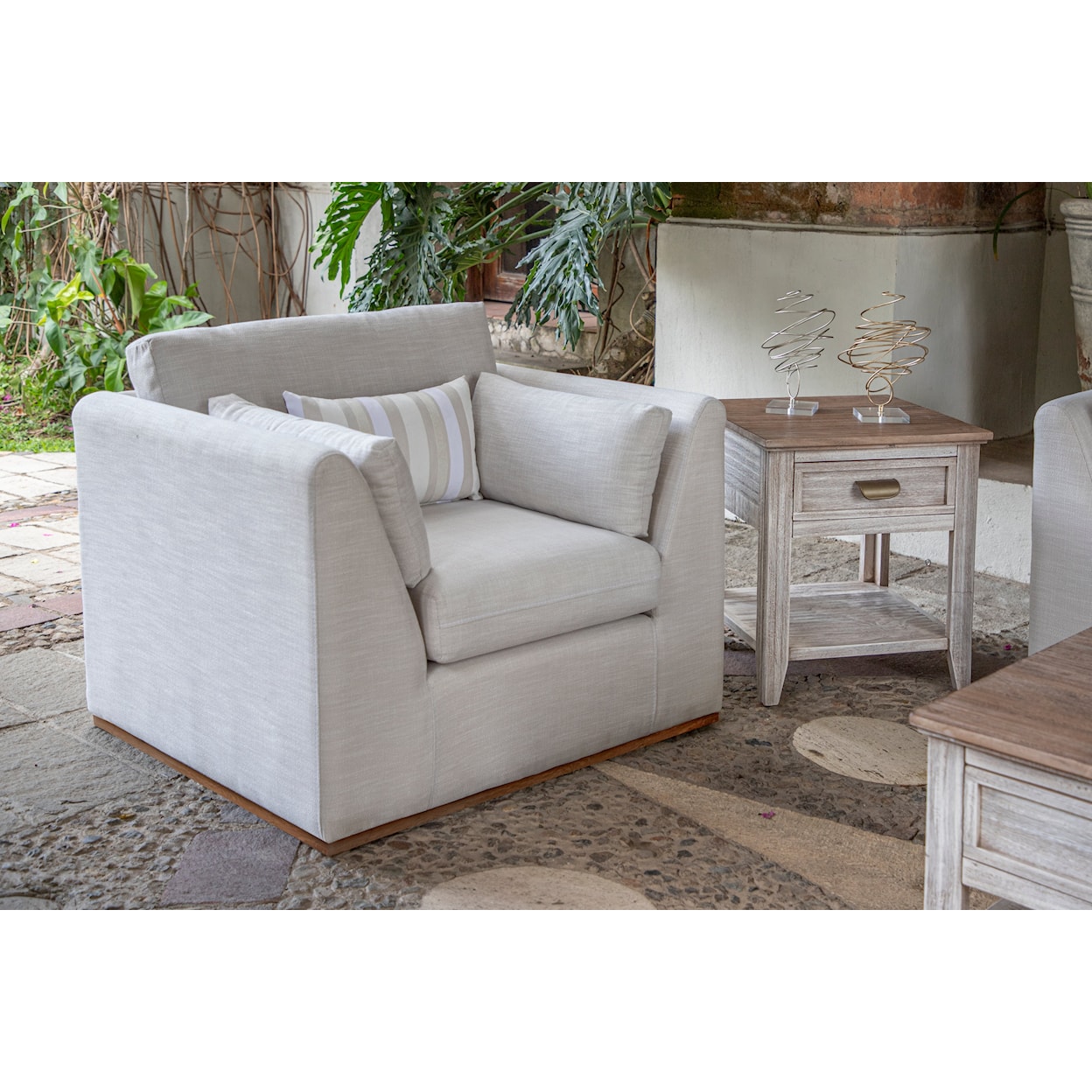 International Furniture Direct Vallarta Arm Chair