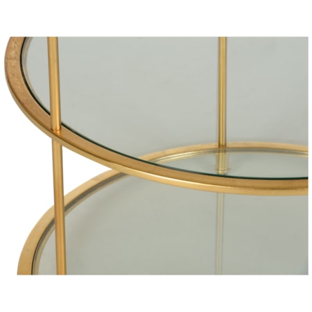Regal Side Table - Gold