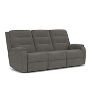 Contemporary Power Reclining Sofa with USB Ports