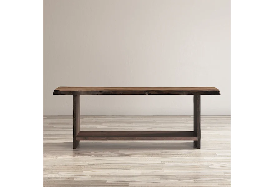 Global Archive Cooper Live Edge Storage Bench by Jofran at Westrich Furniture & Appliances