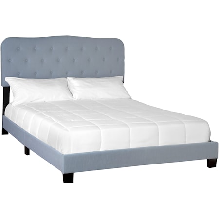 Upholstered Queen Bed-in-a-Box