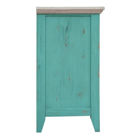 1-Drawer Nightstand  with Doors