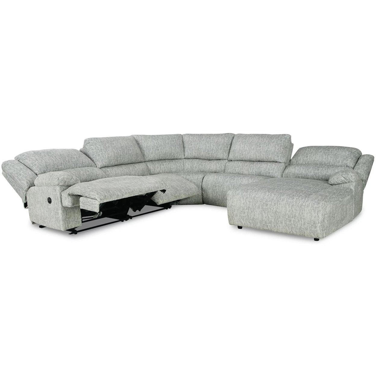 Michael Alan Select McClelland 5-Piece Reclining Sectional with Chaise