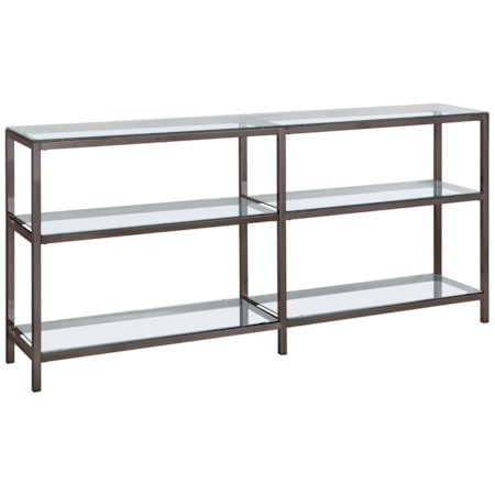 Kate 55-inch 2-shelf Console Bookcases