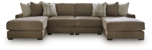 4-Piece Double Chaise Sectional