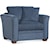 Shown in fabric 850-63 with pillow fabric 850-63 and Havana finish.