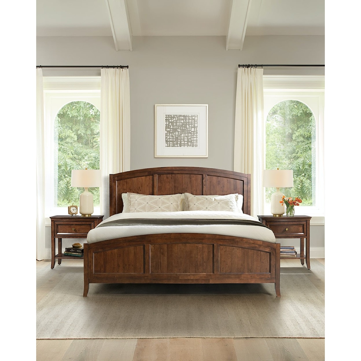 John Thomas Charleston King Bed in Cognac