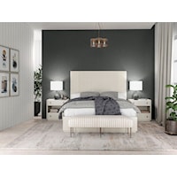 4-Piece Contemporary Queen Bedroom Set