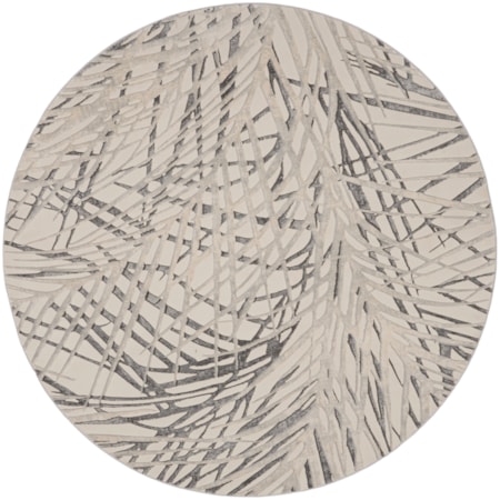 7'10" Round  Rug