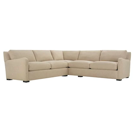 Contemporary 2-Piece Sectional Sofa