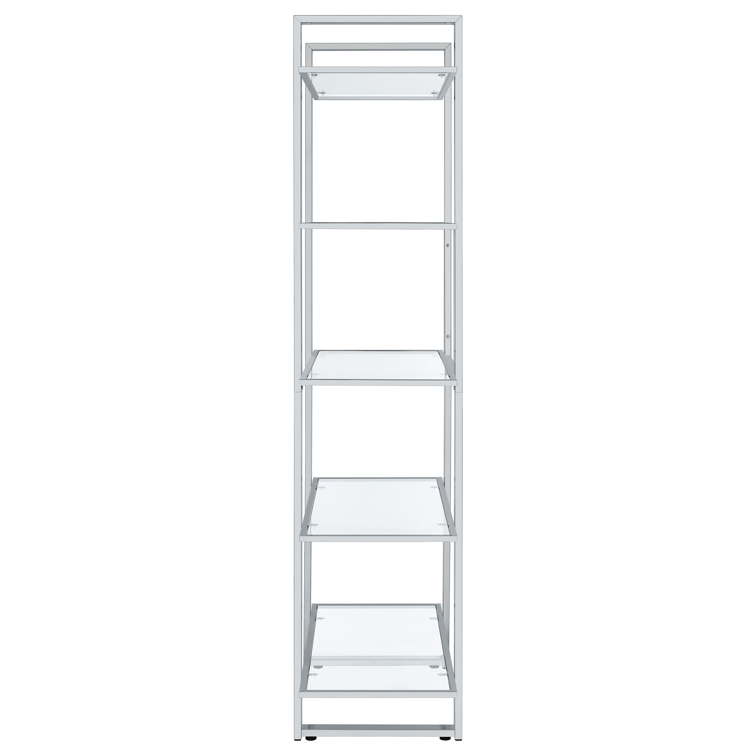 Hartford 79-inch Glass Bookshelf