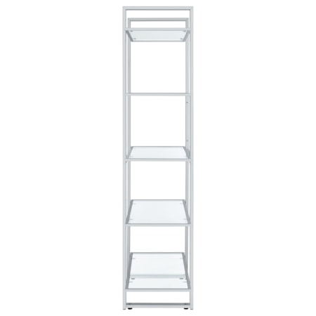 Hartford 79-inch Glass Bookshelf