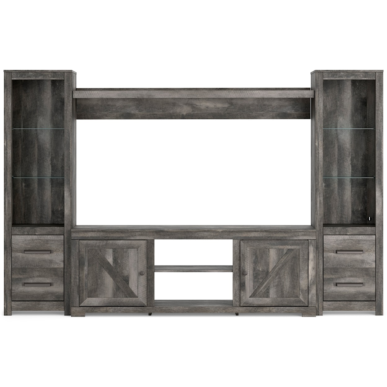 StyleLine ROWAN W440-124x2+W440-127x1+W440-168x1 Rustic Entertainment ...