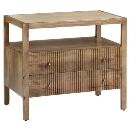 Mason 2-Drawer Bedside Table