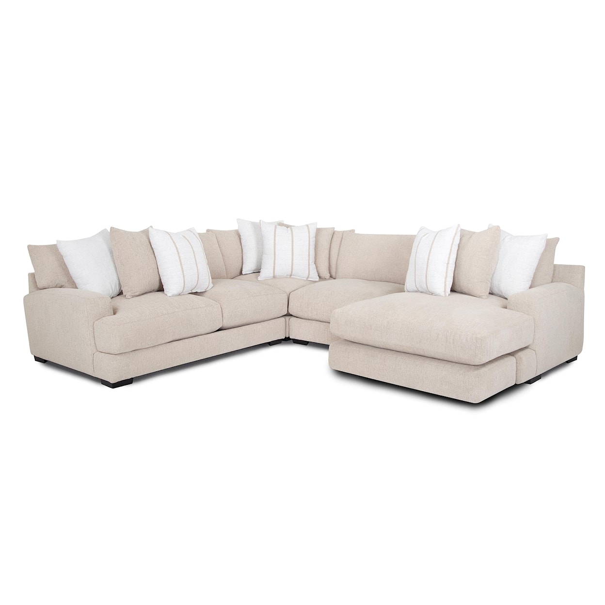 Franklin 809 Shay 4-Piece Sectional Sofa