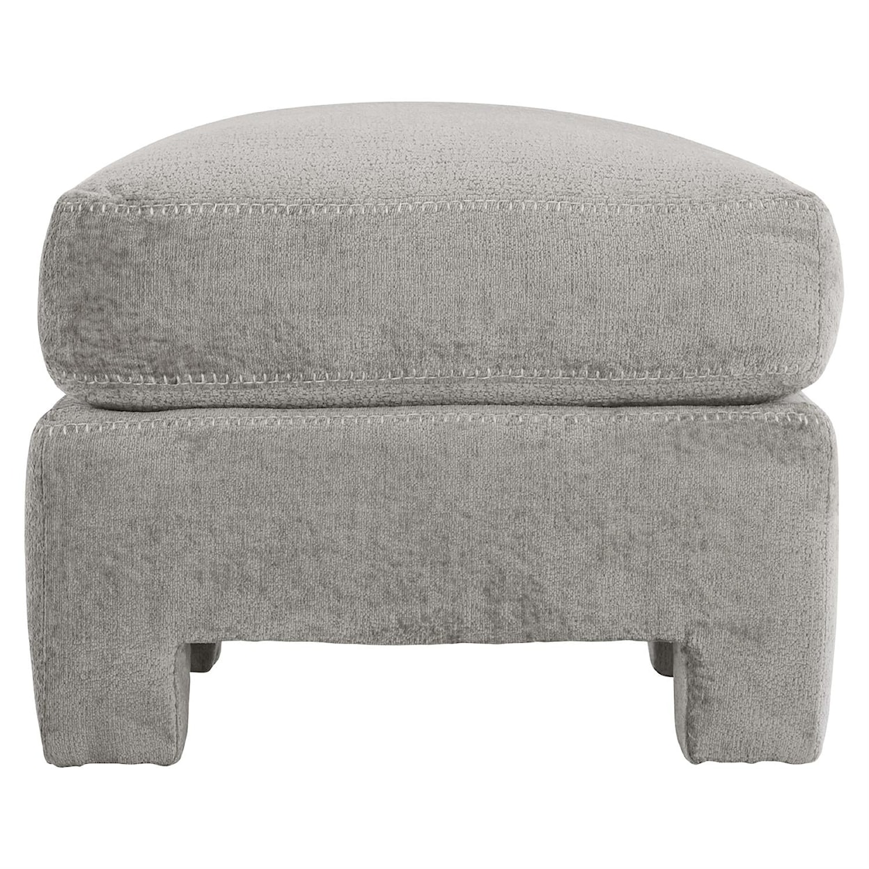 Bernhardt Plush Mily Fabric Bumper Ottoman