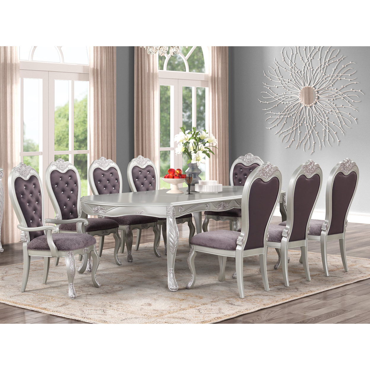 New Classic Furniture Argento Dining Table