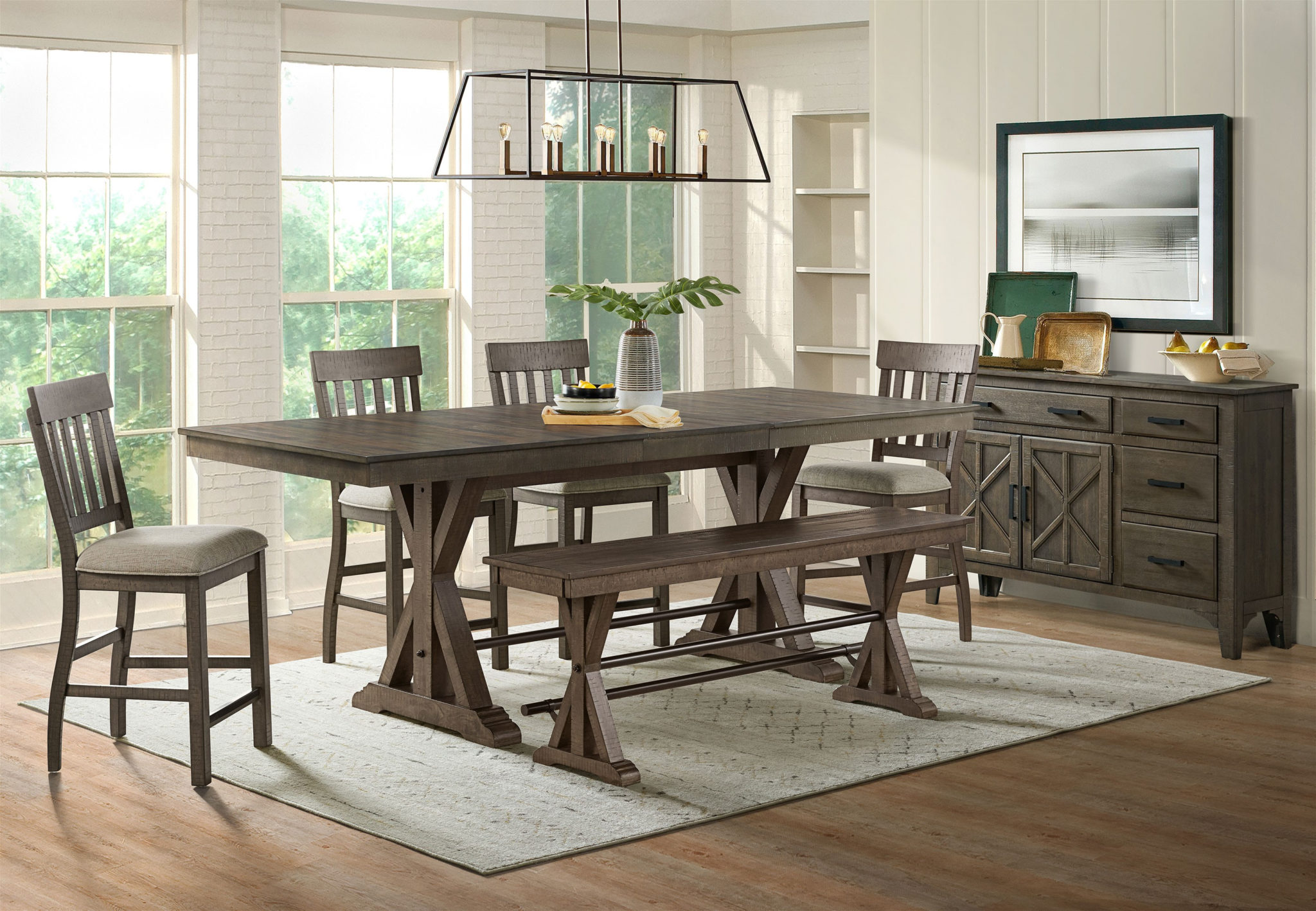 Counter-Height Bench