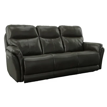 Power Reclining Sofa with Power Headrests & Lumbar