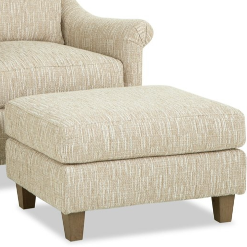 Transitional Chair Ottoman