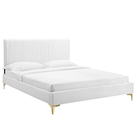 Performance Velvet King Platform Bed