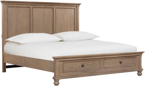 Traditional Queen Storage Bed