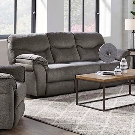 Pwr Hdrest Dble Reclining Sofa W/Next Level