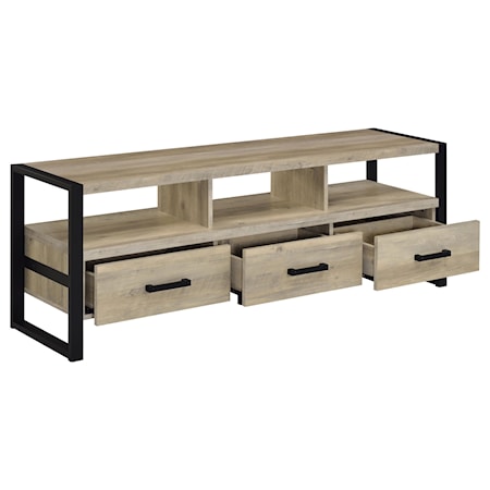 James 3-drawer 60&quot; TV Stand