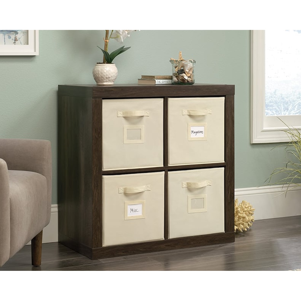 Sauder Stow-away Cube Storage 4-Cube Organizer