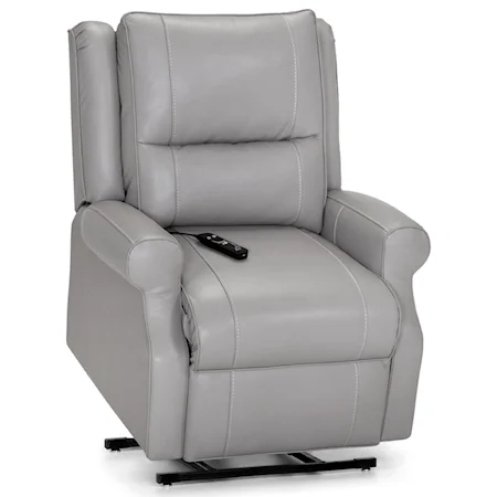 Casual Lift Recliner with Heated Seat, Back Massage, and USB Port