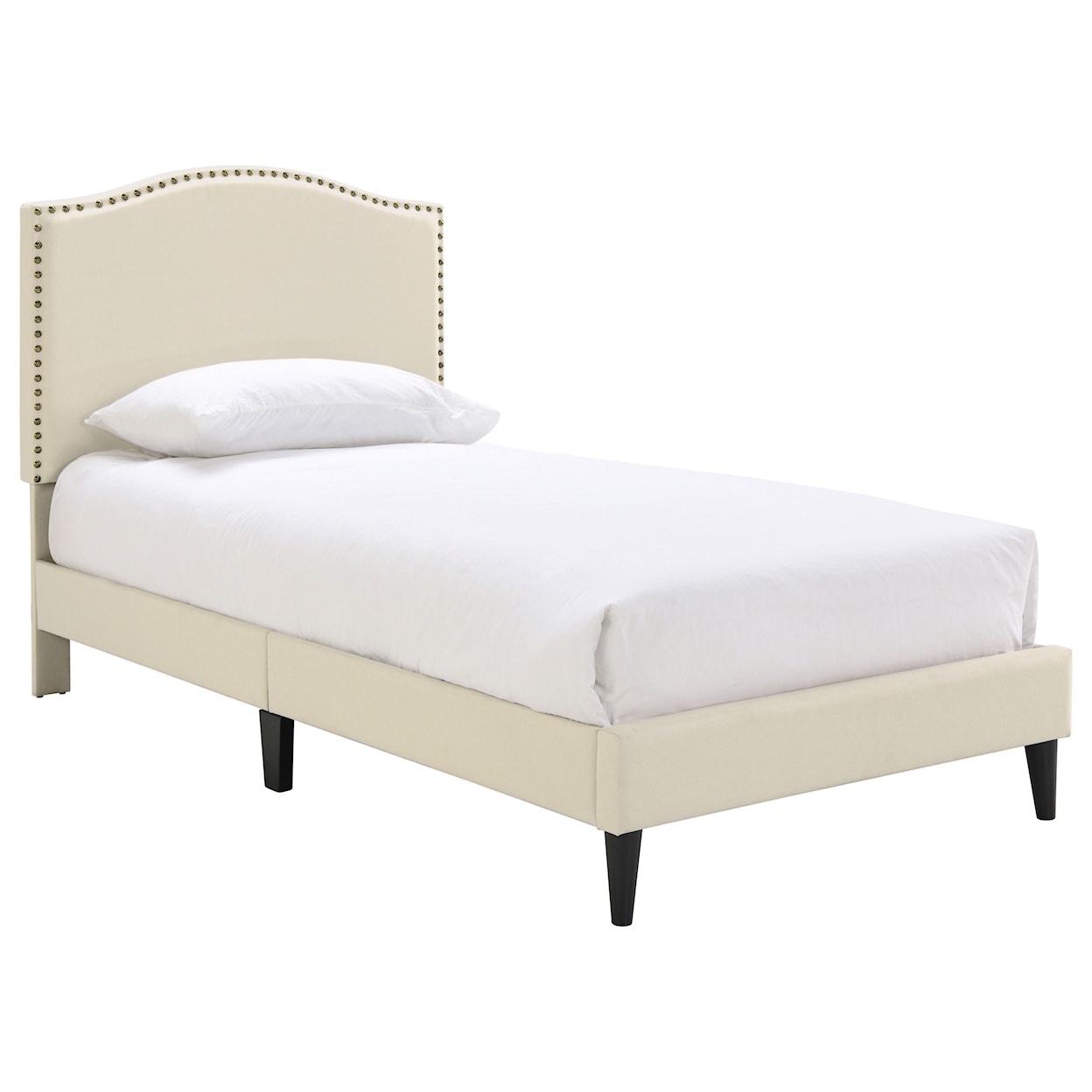 Accentrics Home Fashion Beds Twin Upholstered Bed