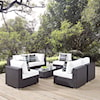 Modway Convene Outdoor 7 Piece Sectional Set