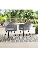 Modway Endeavor Outdoor Patio Wicker Rattan Side Table